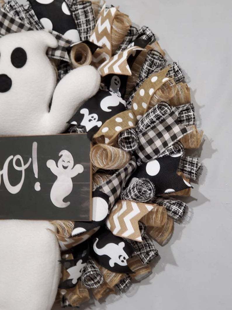 Ghost Garland Cute Boo