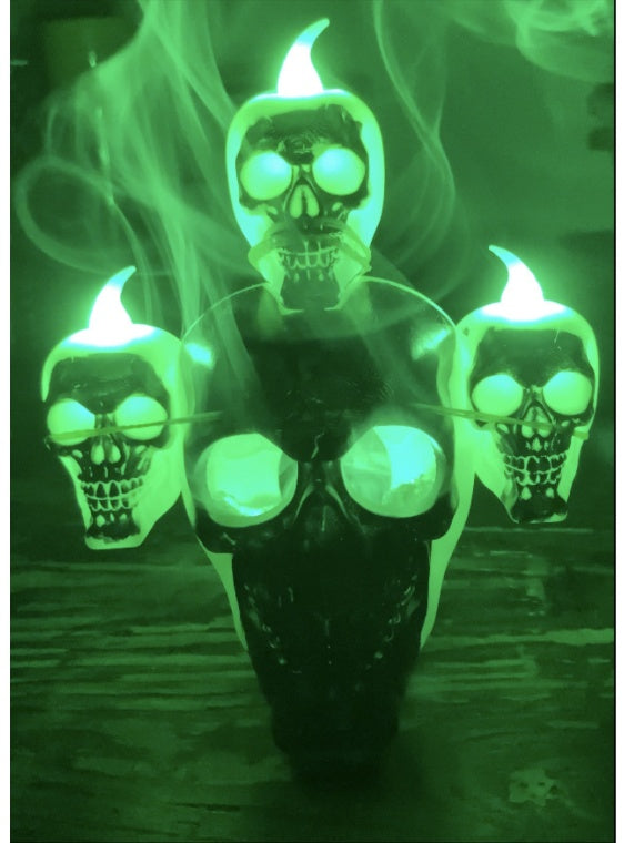 Halloween Skull With Light