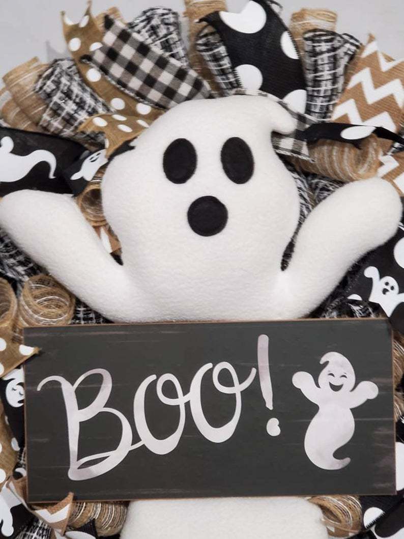 Ghost Garland Cute Boo