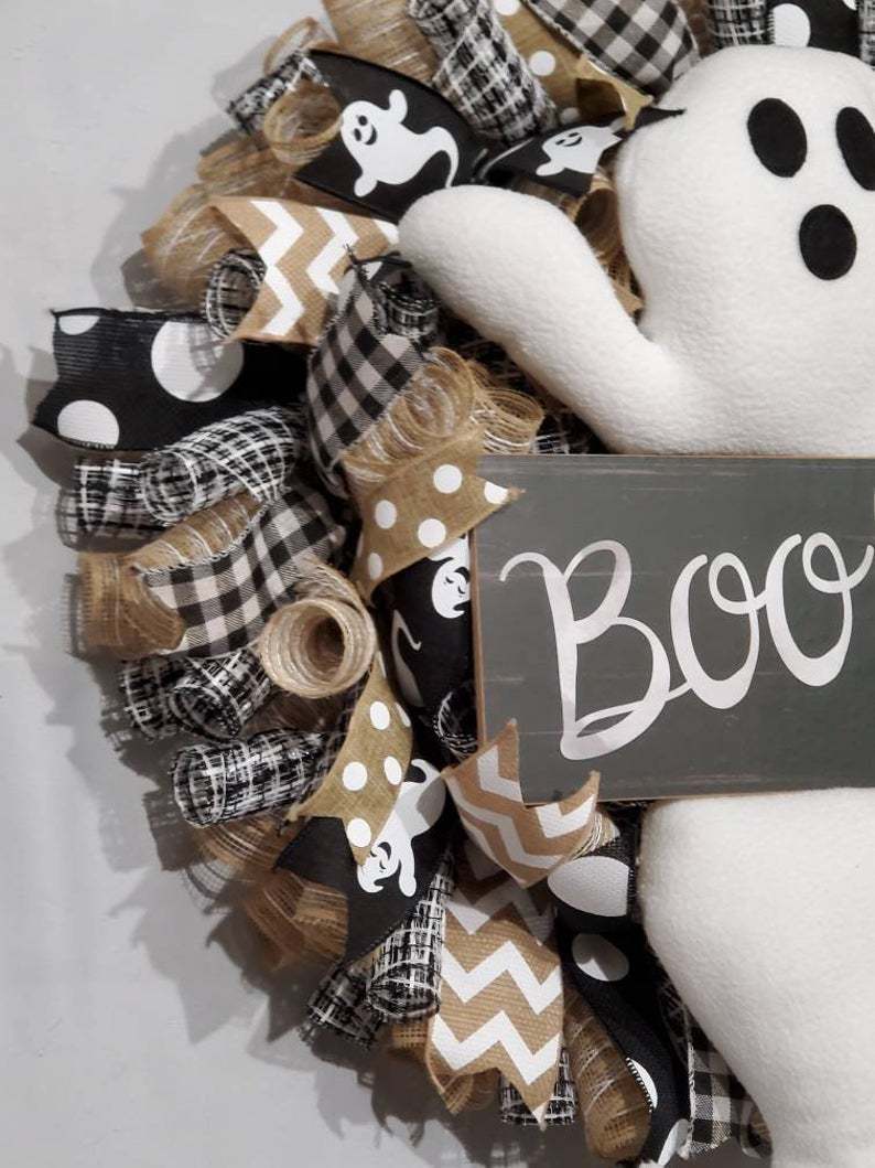 Ghost Garland Cute Boo
