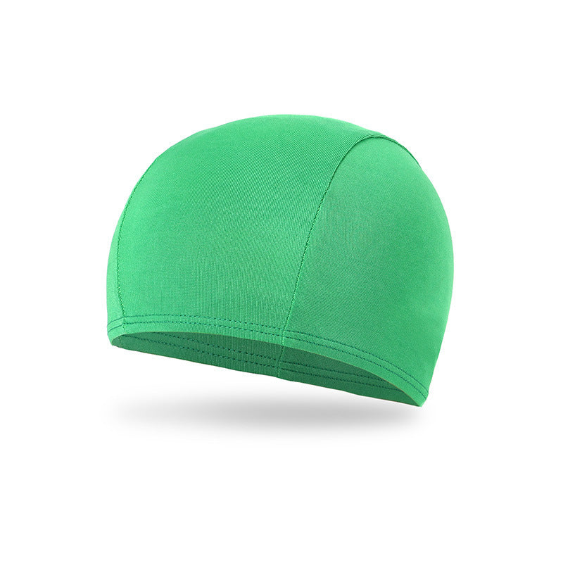 Solid Color High-elastic Fashion Lycra Swimming Cap Product